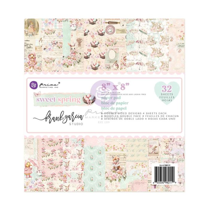 Zestaw papierów do scrapbookingu 20x20 "Sweet Spring" - Prima Marketing (982119.jpg