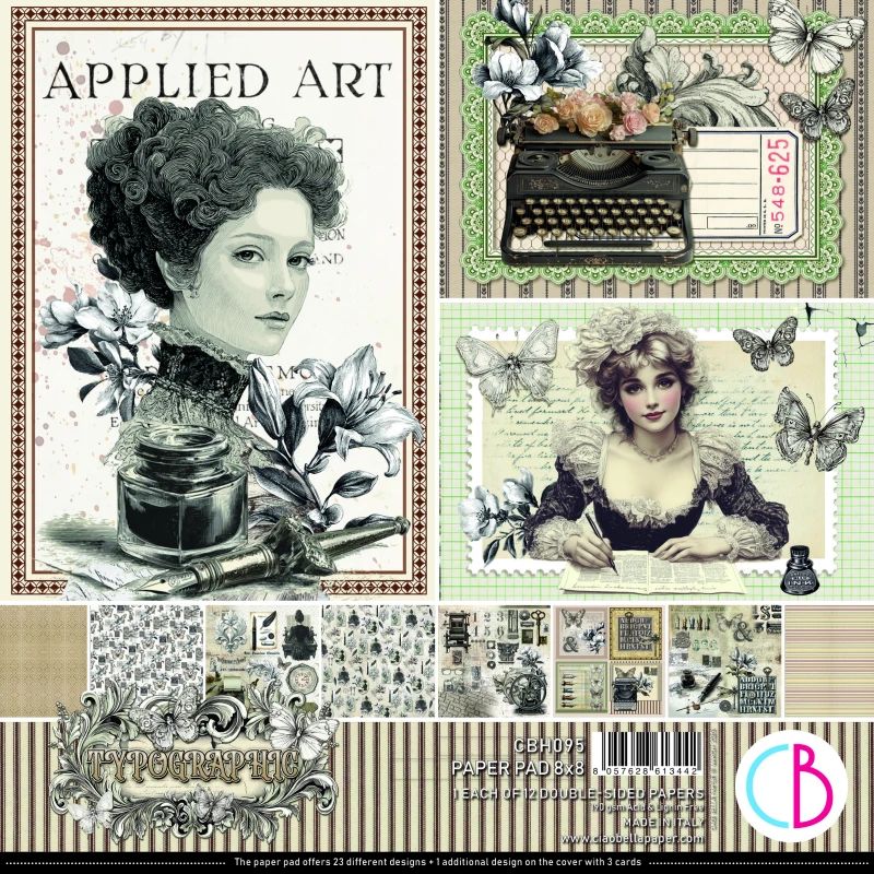 Zestaw-papierów-do-scrapbookingu-20x20-Typographic-Ciao Bella-CBH095.jpg