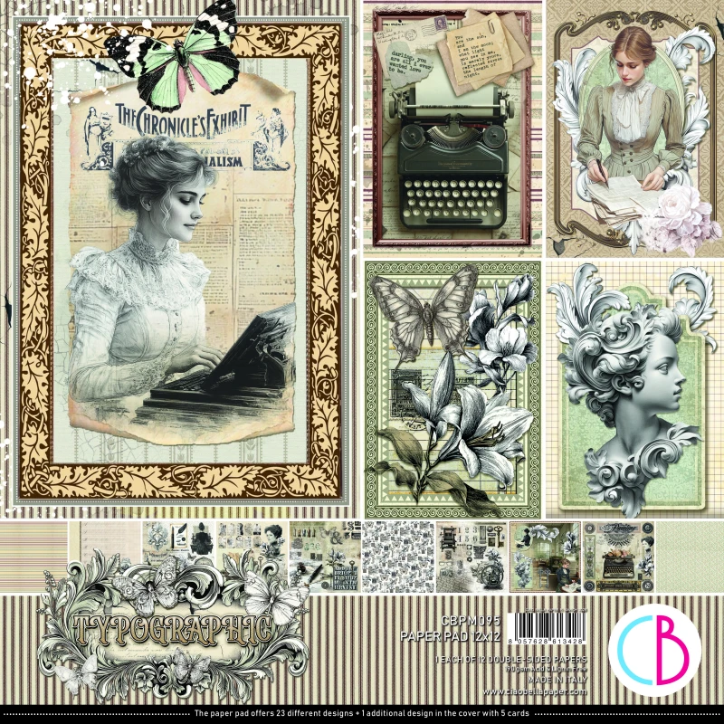 Zestaw-papierów-do-scrapbookingu-30x30-Typographic -Ciao_Bella-CBPM95.jpg