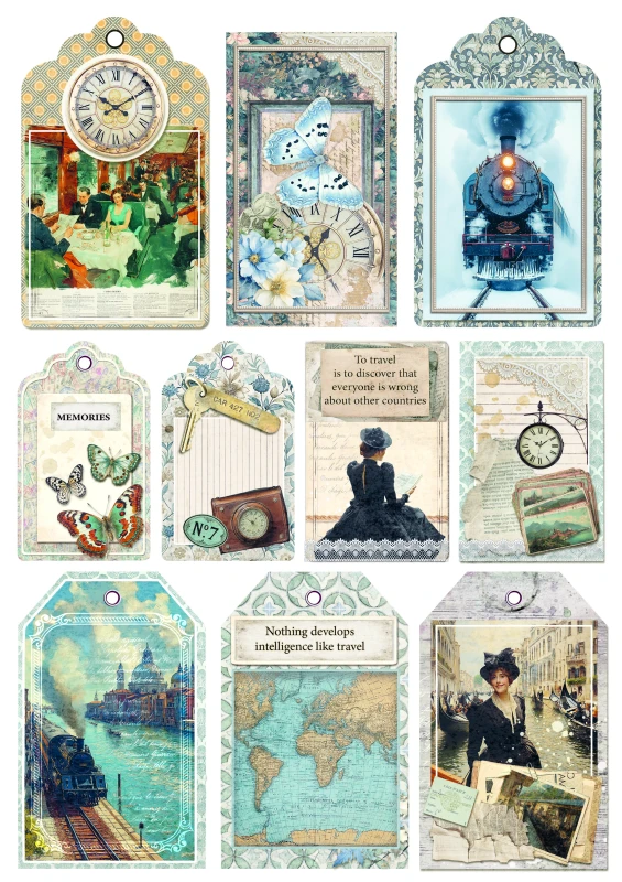 Zestaw papierów do scrapbookingu A4 "Eastern Journey" Crative Pad - Ciao_Bella-CBCL096.jpg