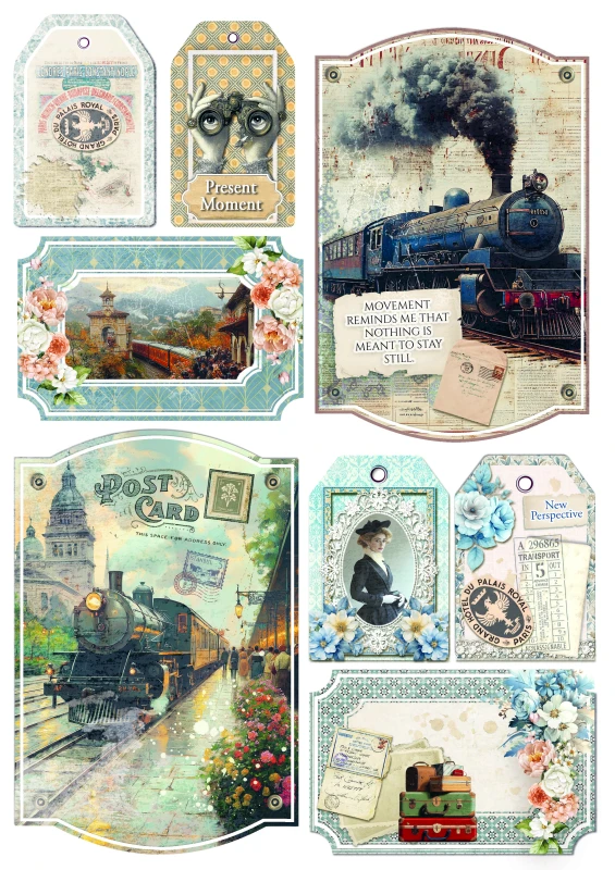 Zestaw papierów do scrapbookingu A4 "Eastern Journey" Crative Pad - Ciao_Bella-CBCL096.jpg