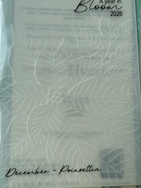 Folder do embossingu 5x7-December - Poinsetta-3D Embossing Folder.jpg