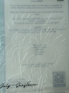 Folder do embossingu 5x7 "July - Sunflower" 3D Embossing Folder.jpg