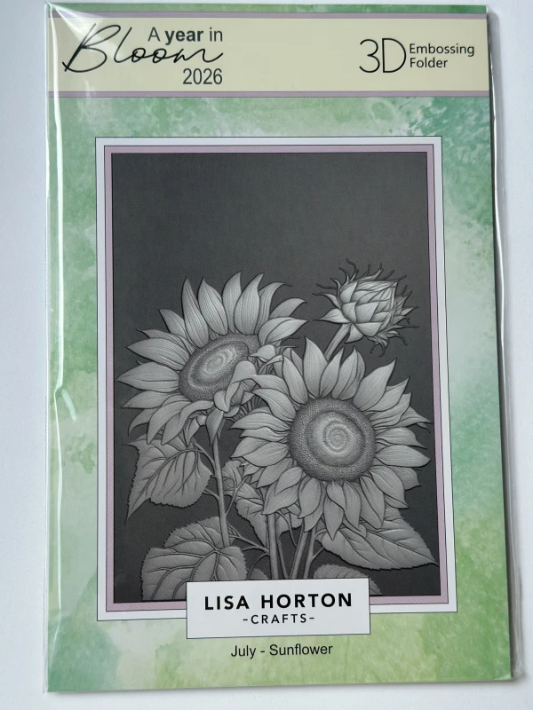 Folder do embossingu 5x7 "July - Sunflower" 3D Embossing Folder.jpg