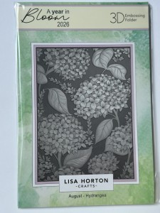 Folder do embossingu 5x7 "August - Hydrangea" 3D Embossing Folder.jpg