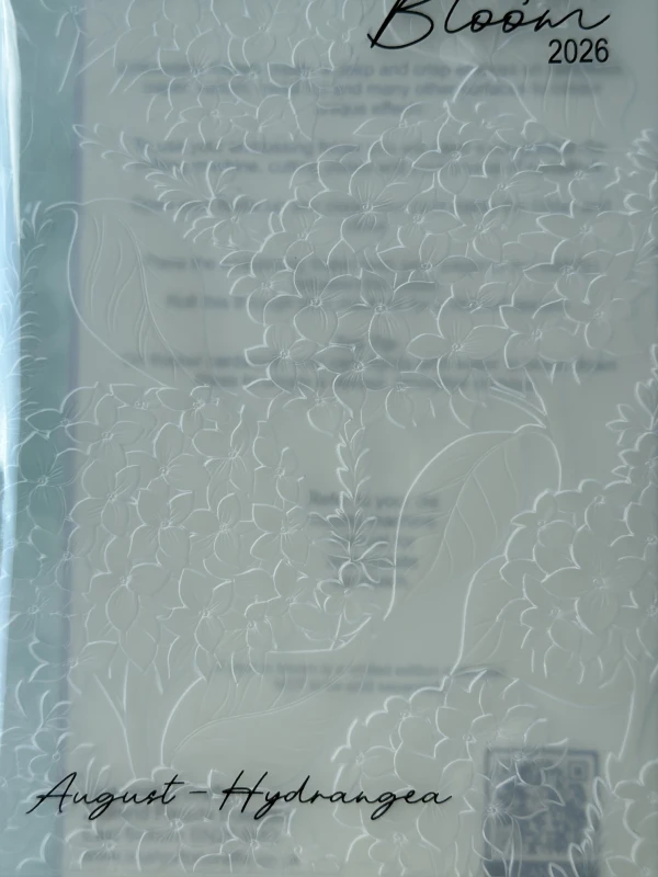 Folder do embossingu 5x7 "August - Hydrangea" 3D Embossing Folder.jpg