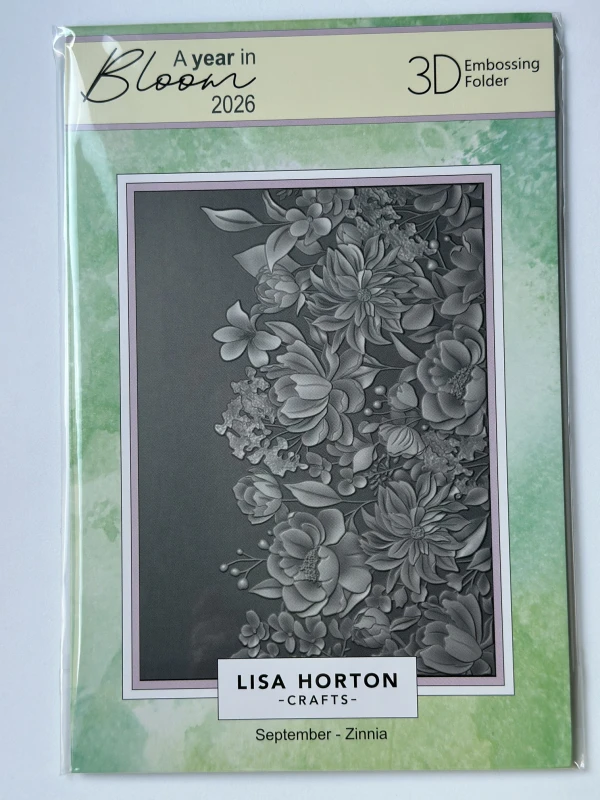 Folder do embossingu 5x7 "September - Zinnia" 3D Embossing Folder.jpg