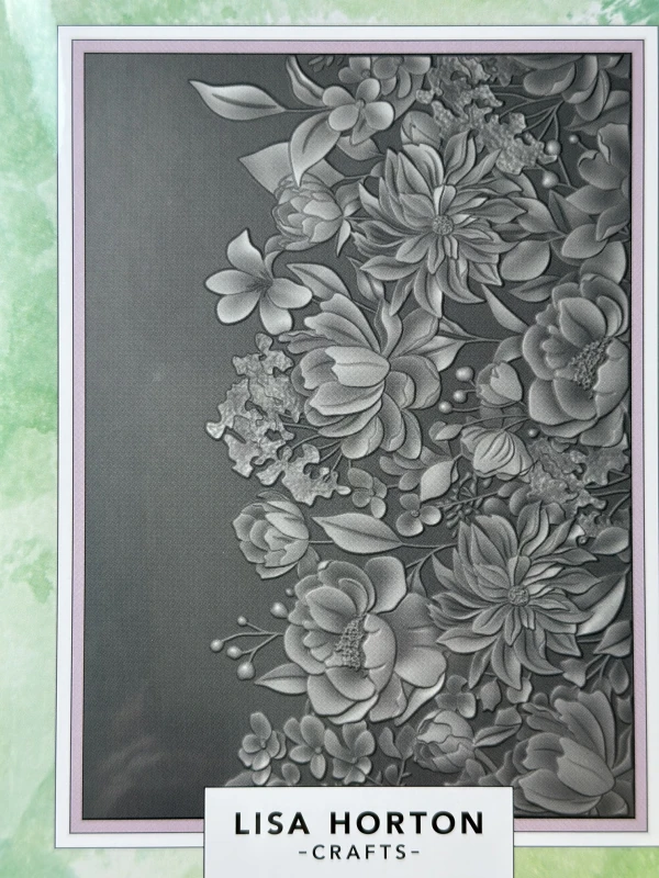 Folder do embossingu 5x7 "September - Zinnia" 3D Embossing Folder.jpg
