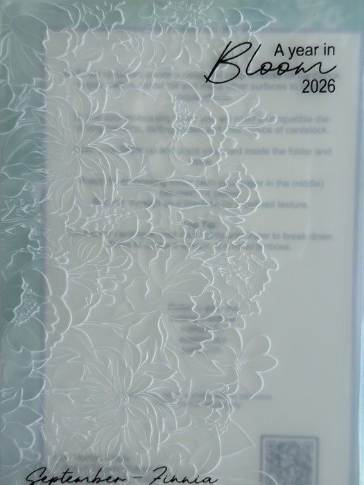 Folder do embossingu 5x7 "September - Zinnia" 3D Embossing Folder.jpg
