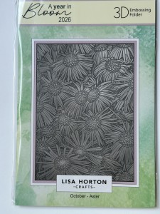 Folder do embossingu 5x7 "October - Aster" 3D Embossing Folder.jpg