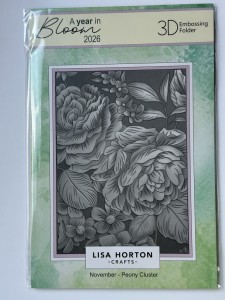 Folder do embossingu 5x7 "November - Peony Cluster" 3D Embossing Folder.jpg