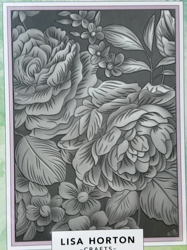 Folder do embossingu 5x7 "November - Peony Cluster" 3D Embossing Folder.jpg
