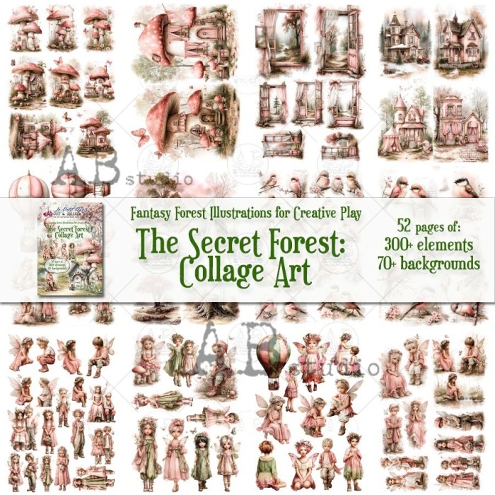 Zestaw-cut-collage-book-52-pages-the-secret-forest_1.jpg