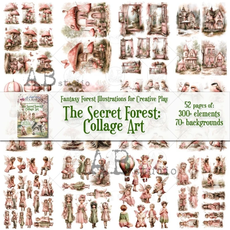 Zestaw-cut-collage-book-52-pages-the-secret-forest_1.jpg