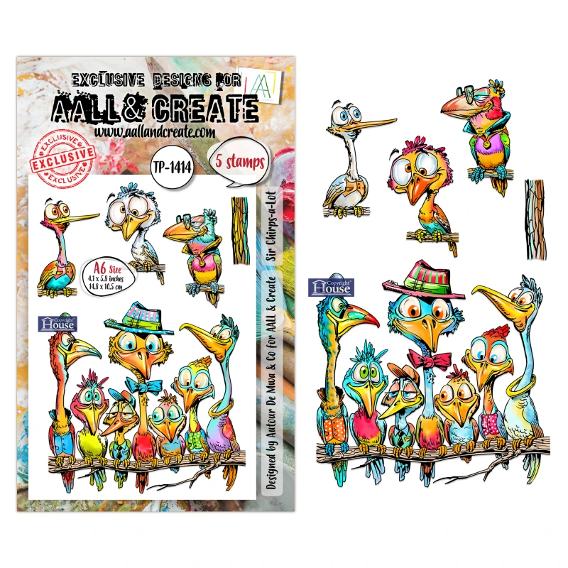 Stempel-aall-and-create-pun-paws-a6-stamp-set-sir-chirps-a-lot.jpg