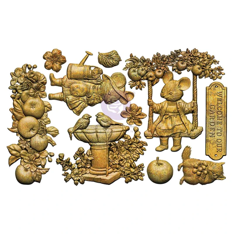 Homegrown 5x8 Inch Decor Moulds Sweet Garden by The 3 Girls Tale 683535.jpg