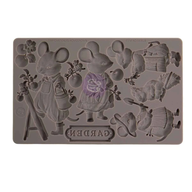 Homegrown 5x8 Inch Decor Moulds Tiny Gardeners by The 3 Girls Tale-683528.jpg