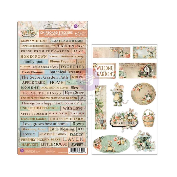 Homegrown Chipboard Stickers (60pcs) by The 3 Girls Tale 683498.jpg
