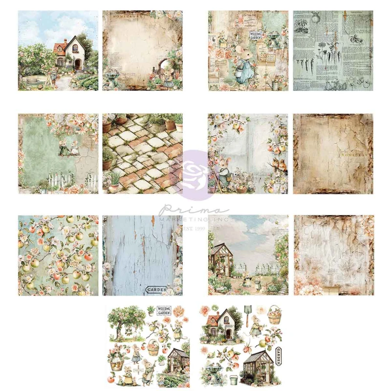 Homegrown 6x6 Inch Paper Pad by The 3 Girls Tale 683399.jpg