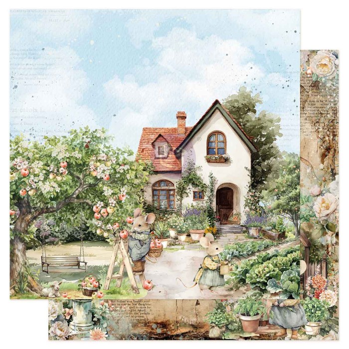 Homegrown 12x12 Inch Paper Pad by The 3 Girls Tale 683382.jpg