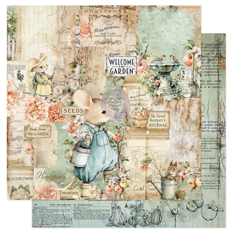 Homegrown 12x12 Inch Paper Pad by The 3 Girls Tale 683382.jpg