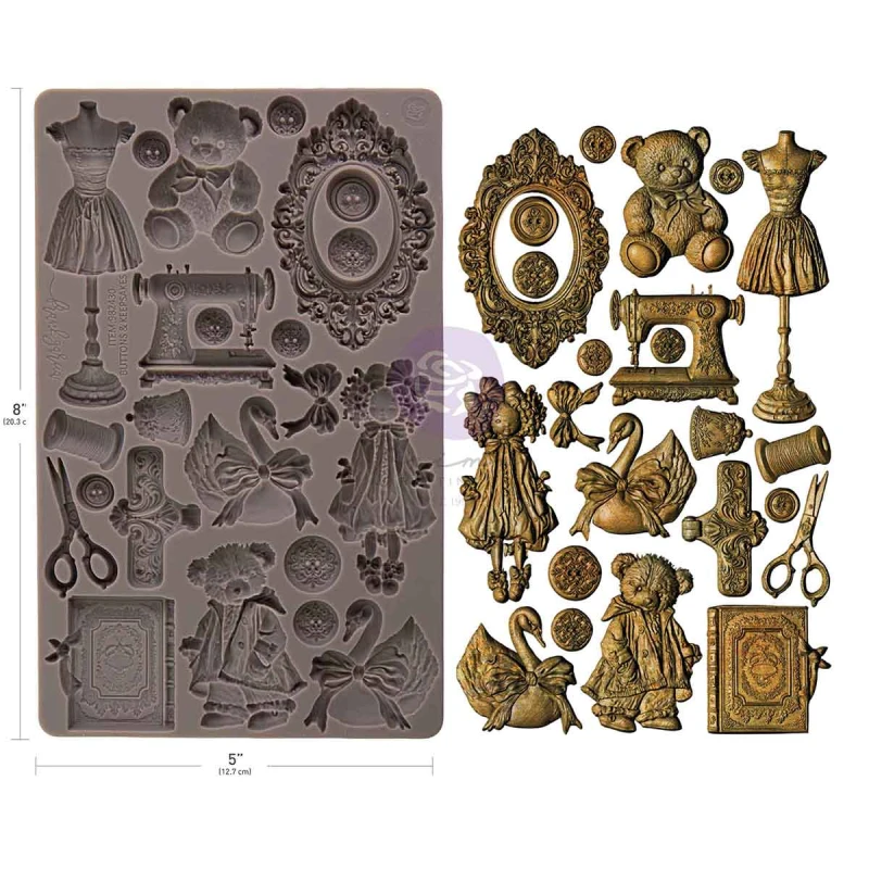 Foremka-silikonowa-Buttons & Keepsakes 5x8 Inch Decor Moulds by Frank Garcia982430.jpg