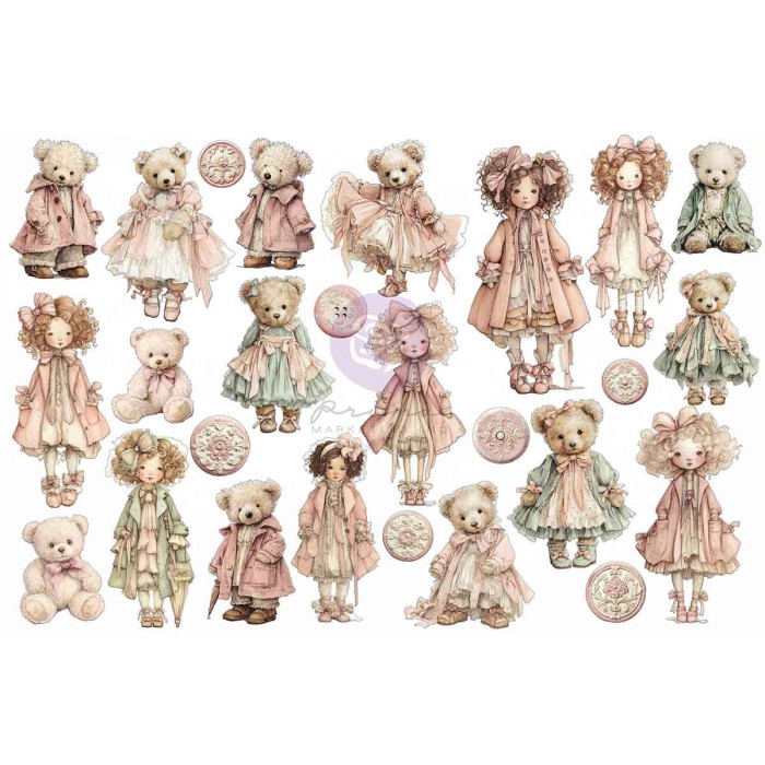 Zestaw-Buttons & Keepsakes Ephemera Cherished Companions (52pcs) by Frank Garcia-982416.jpg
