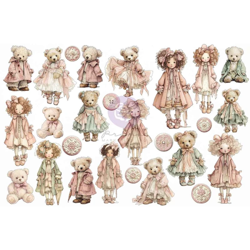 Zestaw-Buttons & Keepsakes Ephemera Cherished Companions (52pcs) by Frank Garcia-982416.jpg