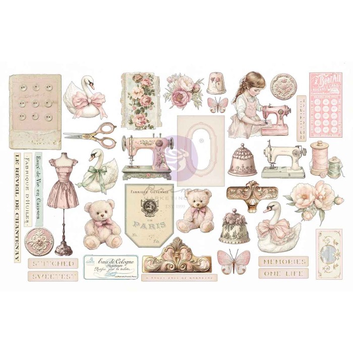 Zestaw-Buttons & Keepsakes Ephemera Stitched Clippings (76pcs) by Frank Garcia-982393.jpg