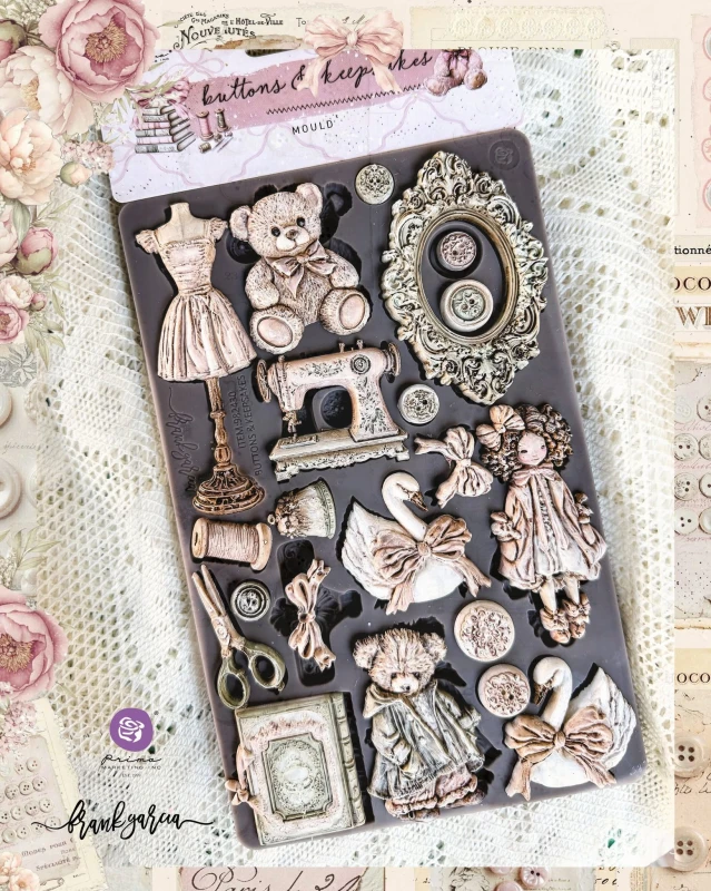 Foremka-silikonowa-Buttons &amp; Keepsakes 5x8 Inch Decor Moulds by Frank Garcia982430.jpg
