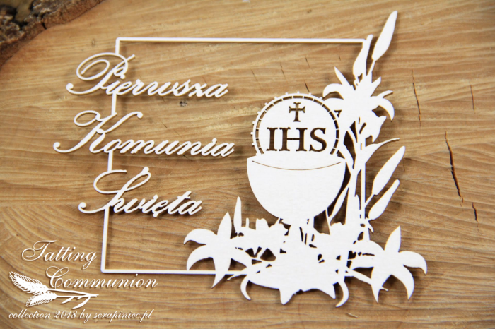 Tatting Communion - square frame - kwadratowa ramka z napisem_1.jpg